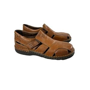 Streetcars‎ Coach Brown Leather Fisherman Sandals Men's Size 13 Comfort Casual